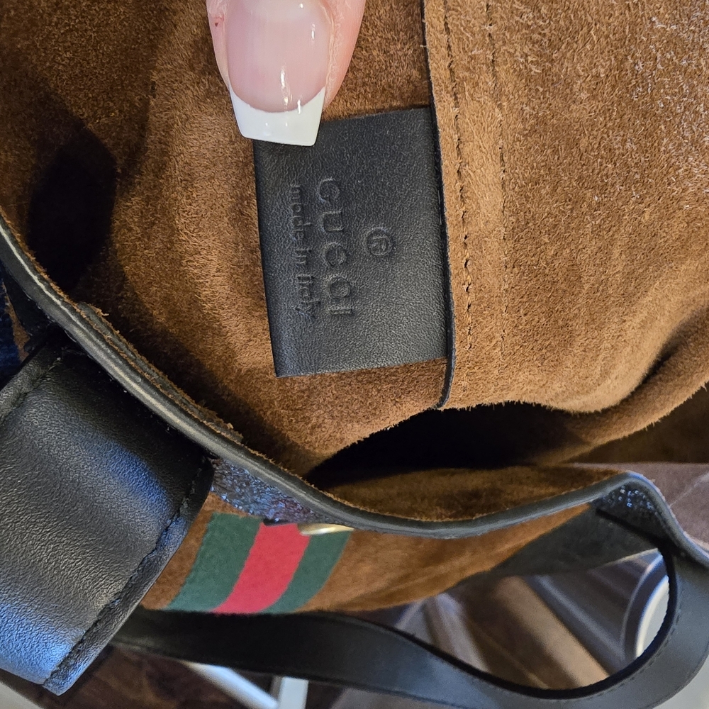 Gucci Black and Brown Tote Bag - Picture 8 of 15